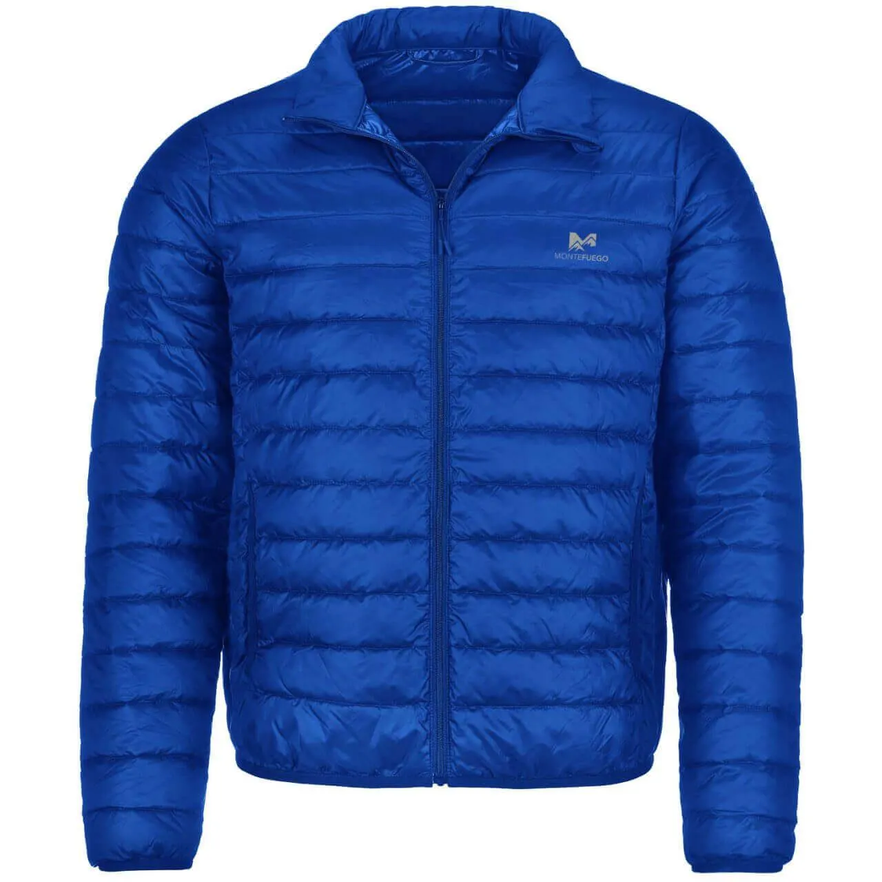 Unisex Daunen-Optik-Steppjacke, Blau