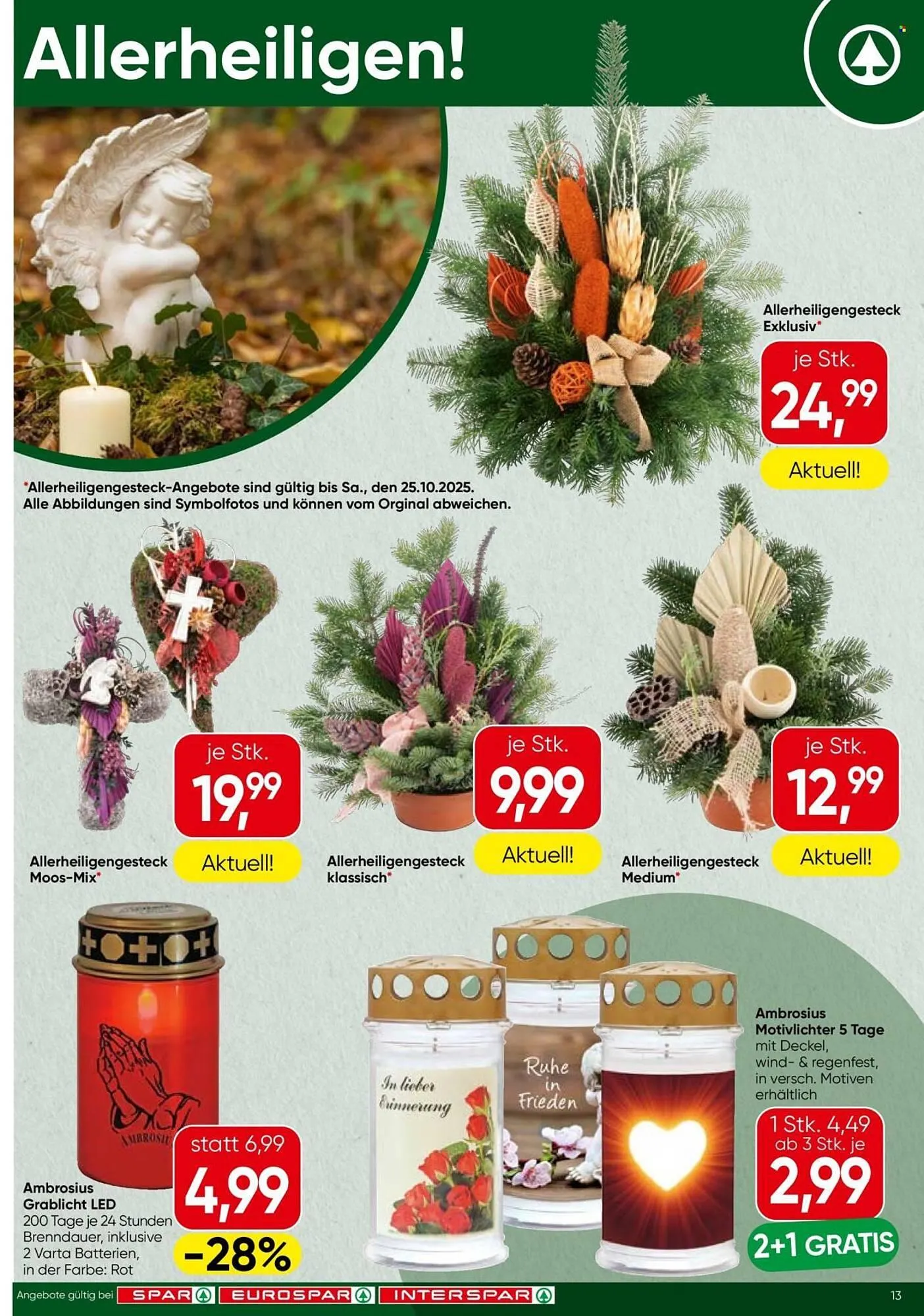 Eurospar Flugblatt von 23. Oktober bis 5. November 2025 - Flugblätt seite  13