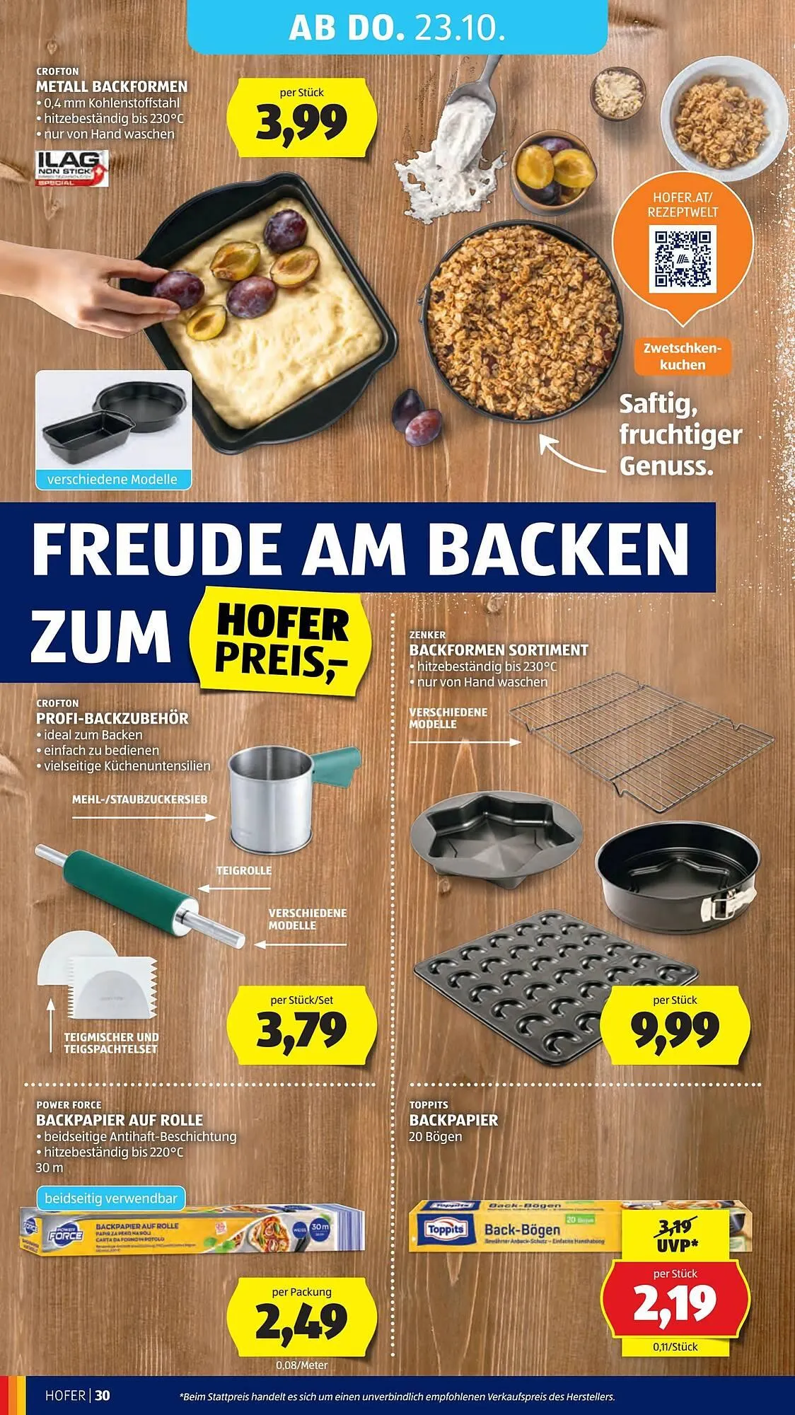 Hofer Flugblatt von 17. Oktober bis 23. Oktober 2025 - Flugblätt seite  34