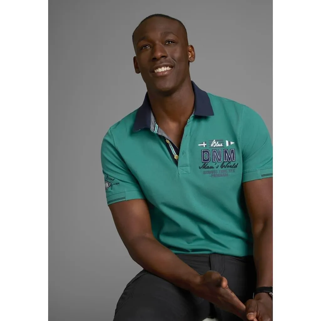 Man's World Poloshirt Kurzarm, mit Polokragen, für sportliche Aktivitäten