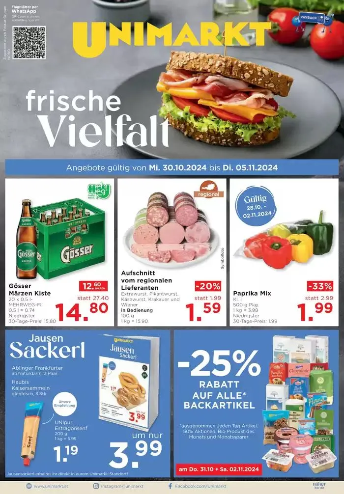 Unimarkt flugblatt - 1