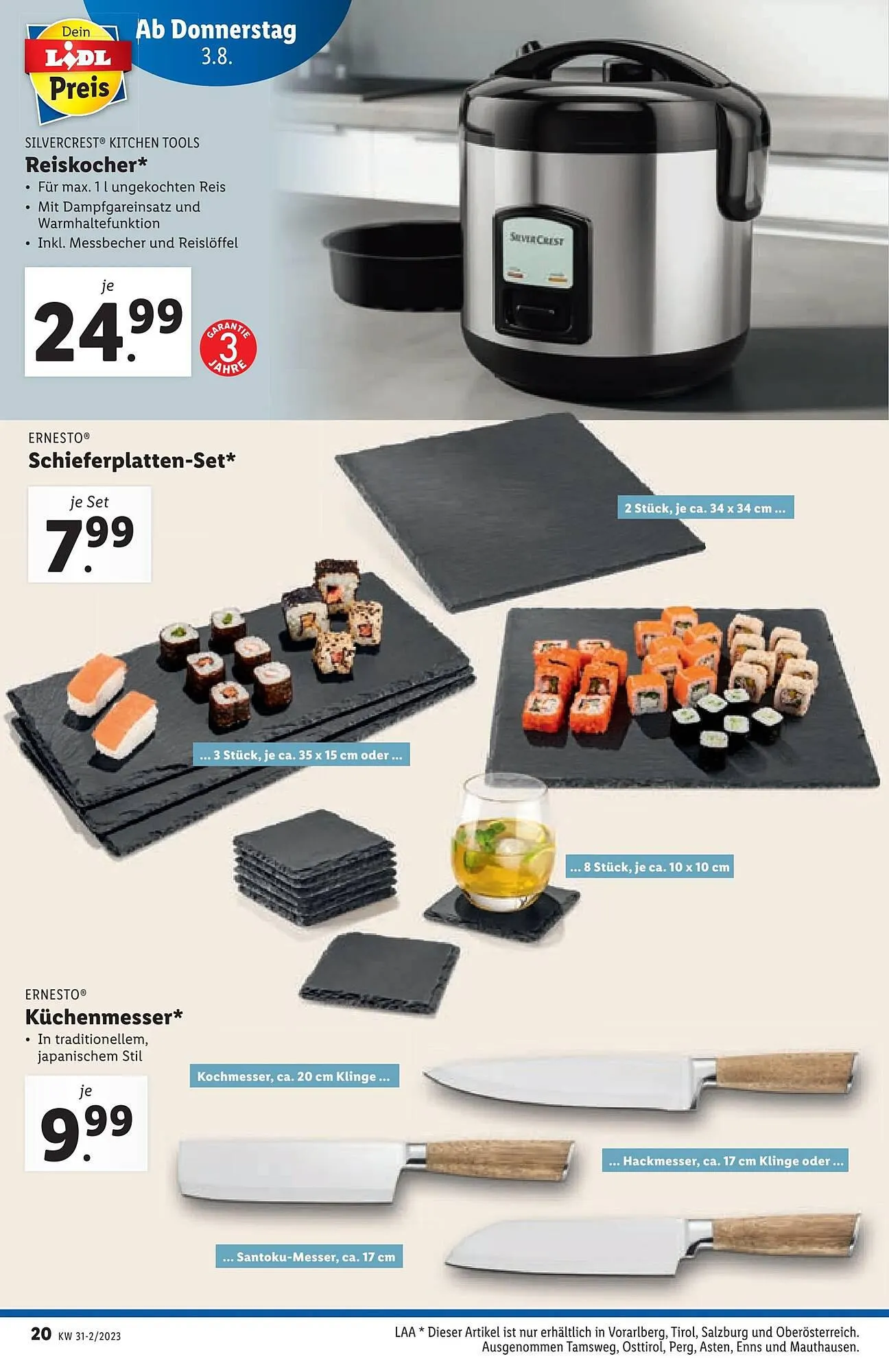 Lidl Flugblatt von 2. August bis 9. August 2023 - Flugblätt seite 20