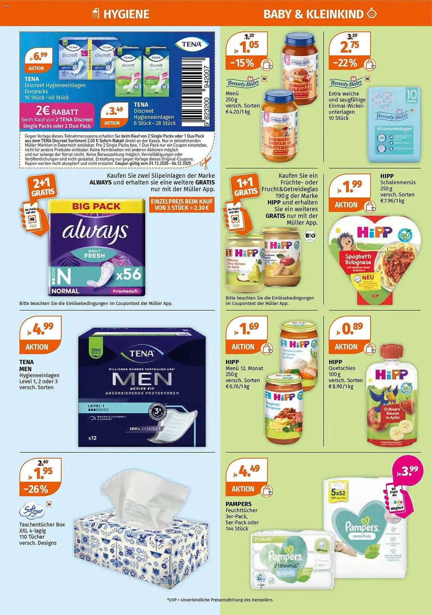 Müller Flugblatt von 1. Dezember bis 6. Dezember 2025 - Flugblätt seite  8