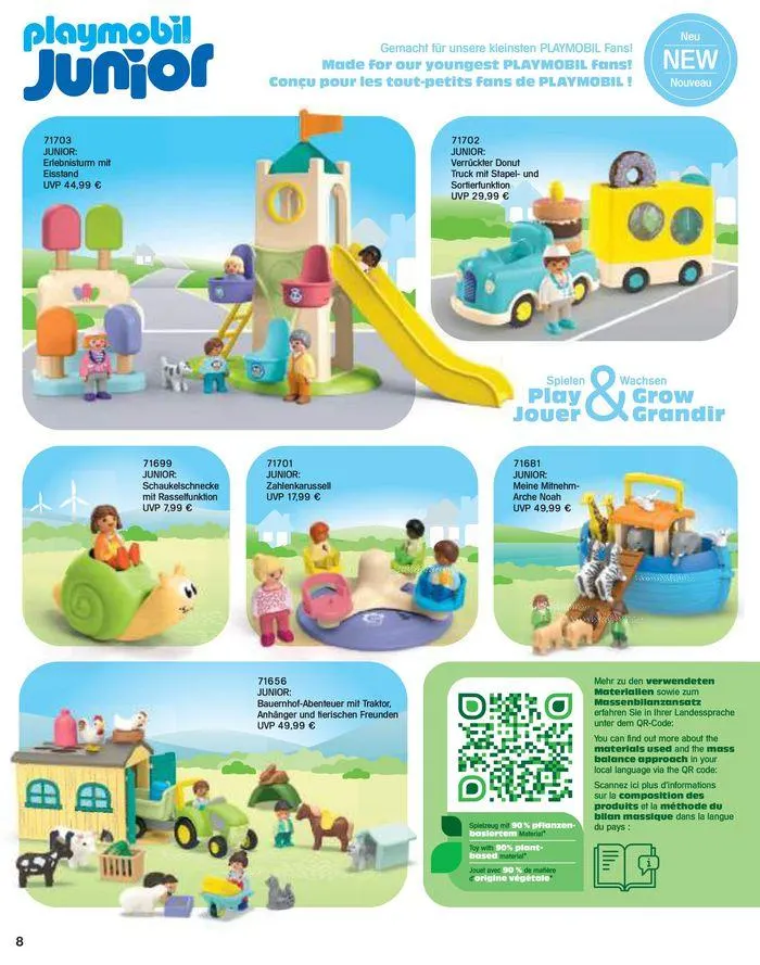 50 Years Of Playmobil von 9. Juli bis 31. Dezember 2024 - Flugblätt seite 8
