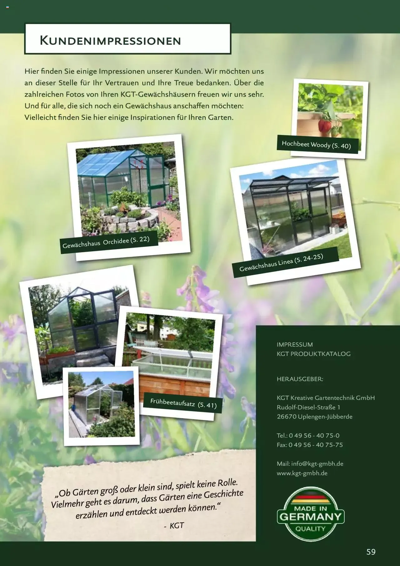 Dehner - KGT Katalog - Gartentechnik & Co. von 6. Februar bis 31. Dezember 2023 - Flugblätt seite  59