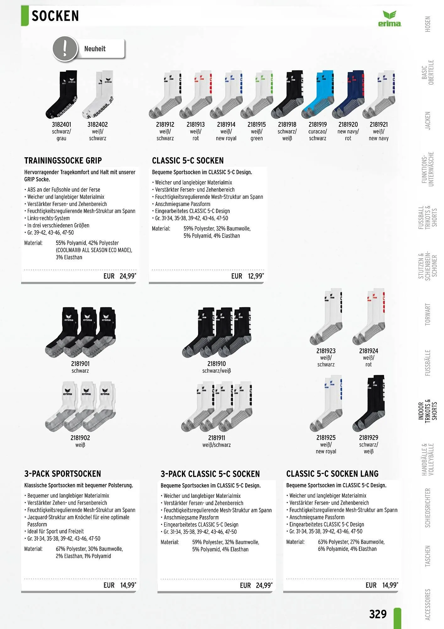 ERIMA Flugblatt von 2. Jänner bis 31. Dezember 2024 - Flugblätt seite  329
