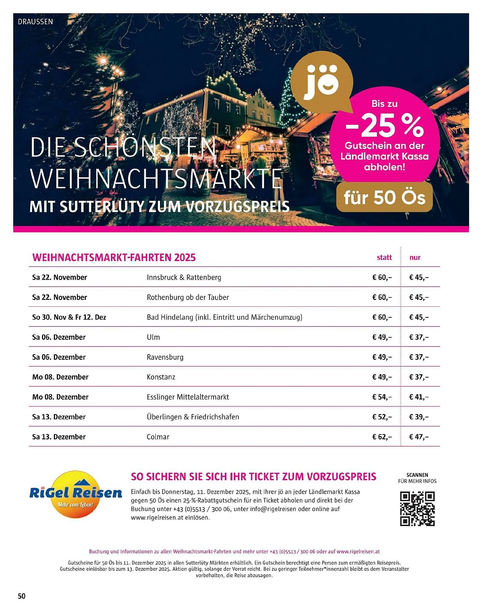 Sutterlüty Flugblatt von 17. November bis 29. Jänner 2026 - Flugblätt seite  50