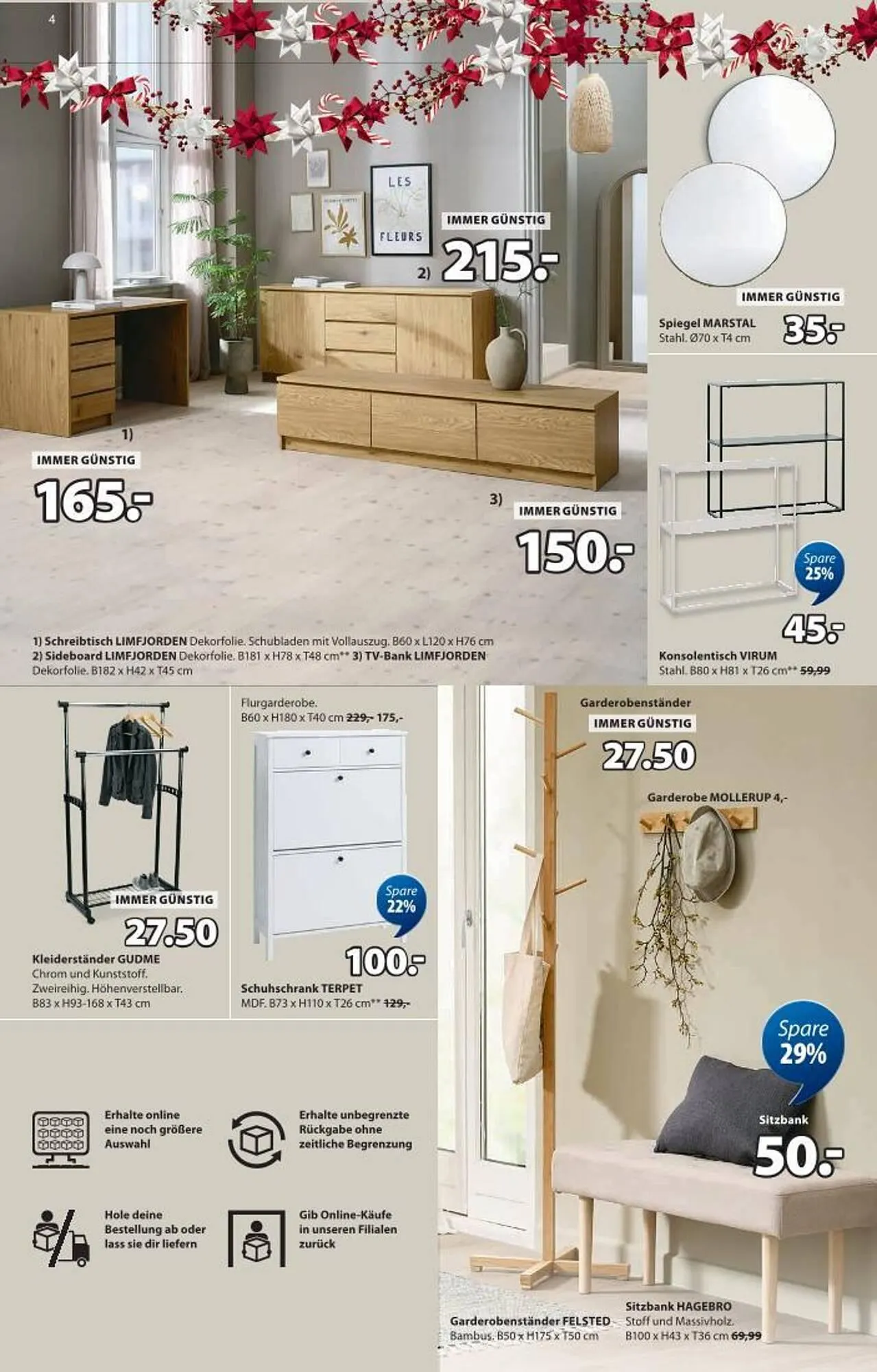JYSK Flugblatt von 17. Dezember bis 1. Jänner 2026 - Flugblätt seite  4