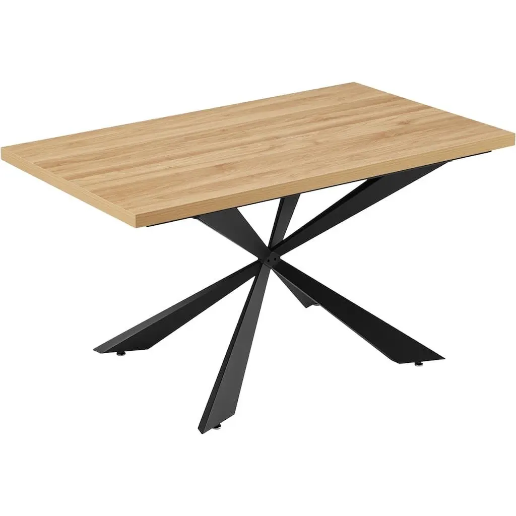 Home affaire Esstisch »Cusey« Melaminbeschichtung mit naturgetreuer Holzmaserung, verschiedene Maße