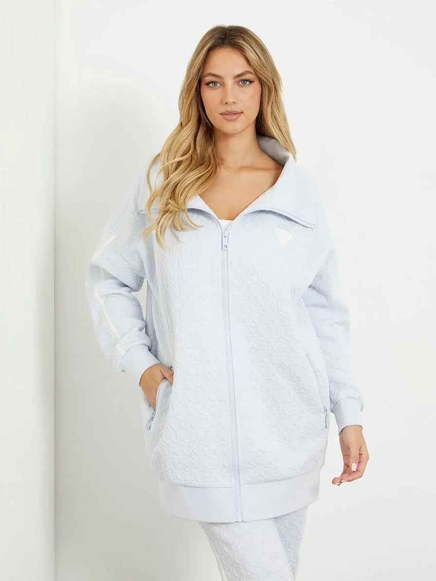 Langes sweatshirt gj-prägelogo