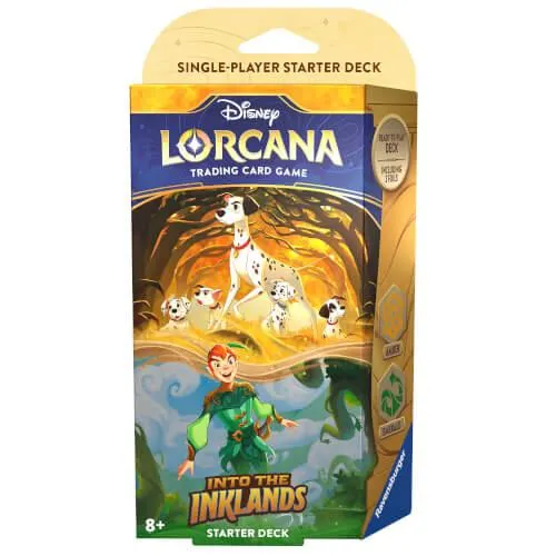 Ravenburger 11098274 Disney Lorcana: Die Tintenlande - Starter Deck Bernstein und Smaragd (Englisch) Lorcana _x0013_