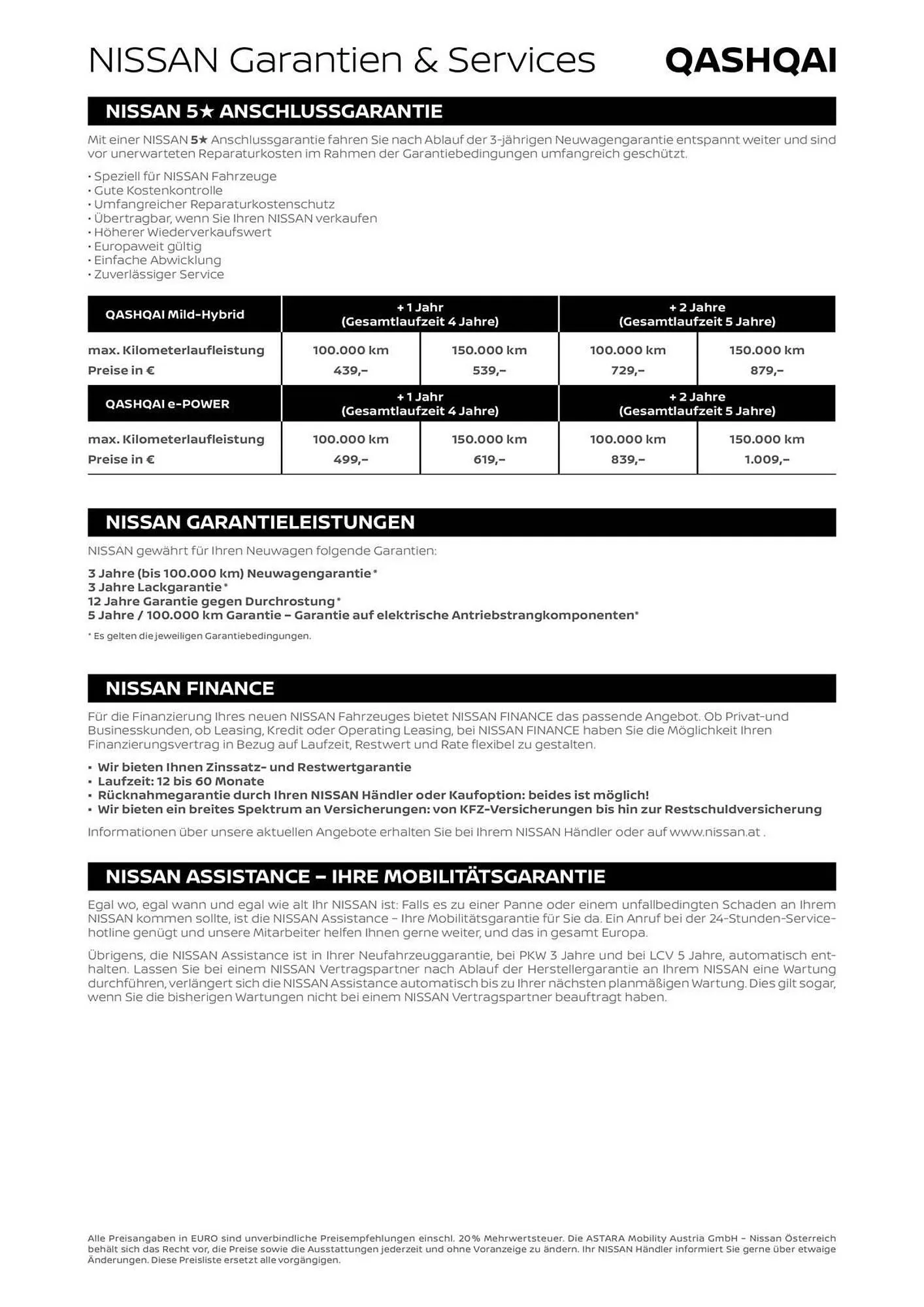 Nissan Flugblatt von 1. August bis 21. Jänner 2026 - Flugblätt seite  8