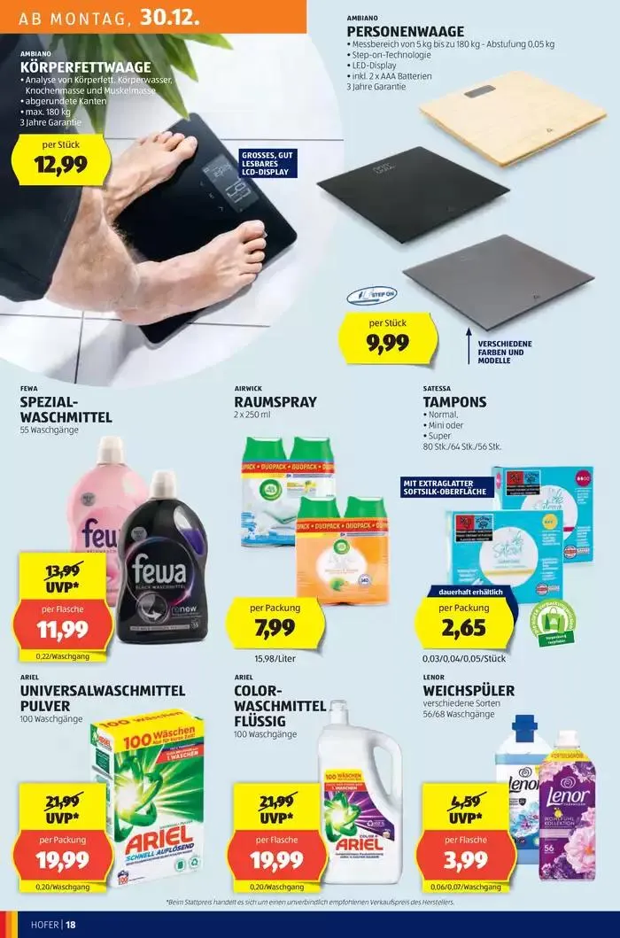 Blättern Sie online im HOFER Flugblatt von 24. Dezember bis 7. Jänner 2025 - Flugblätt seite 22