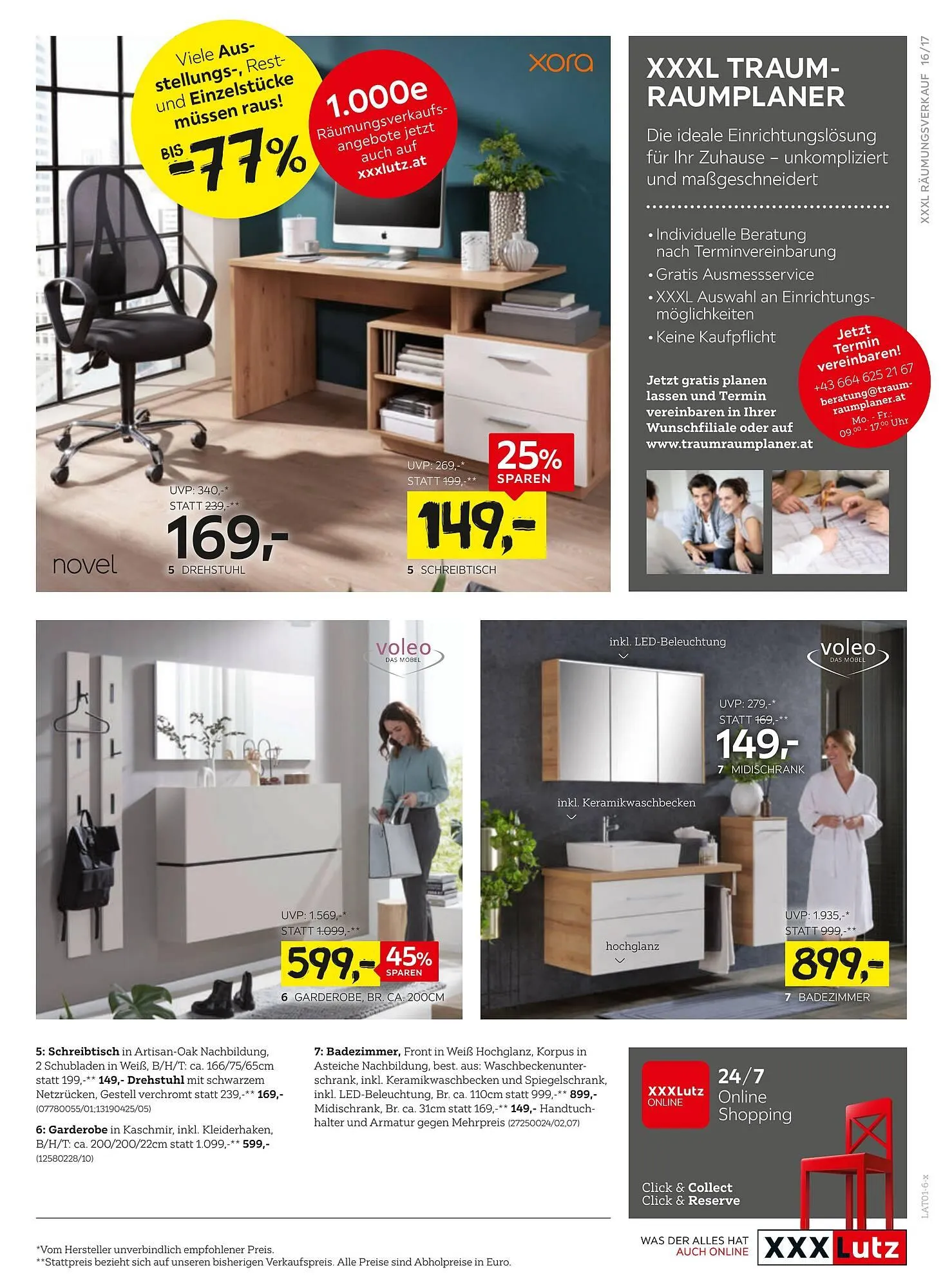 XXXLutz Prospekt von 30. Dezember bis 11. Jänner 2026 - Flugblätt seite  17