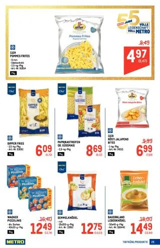 METRO Flugblatt Food - Metro Profi von 3. September bis 16. September 2026 - Flugblätt seite 25