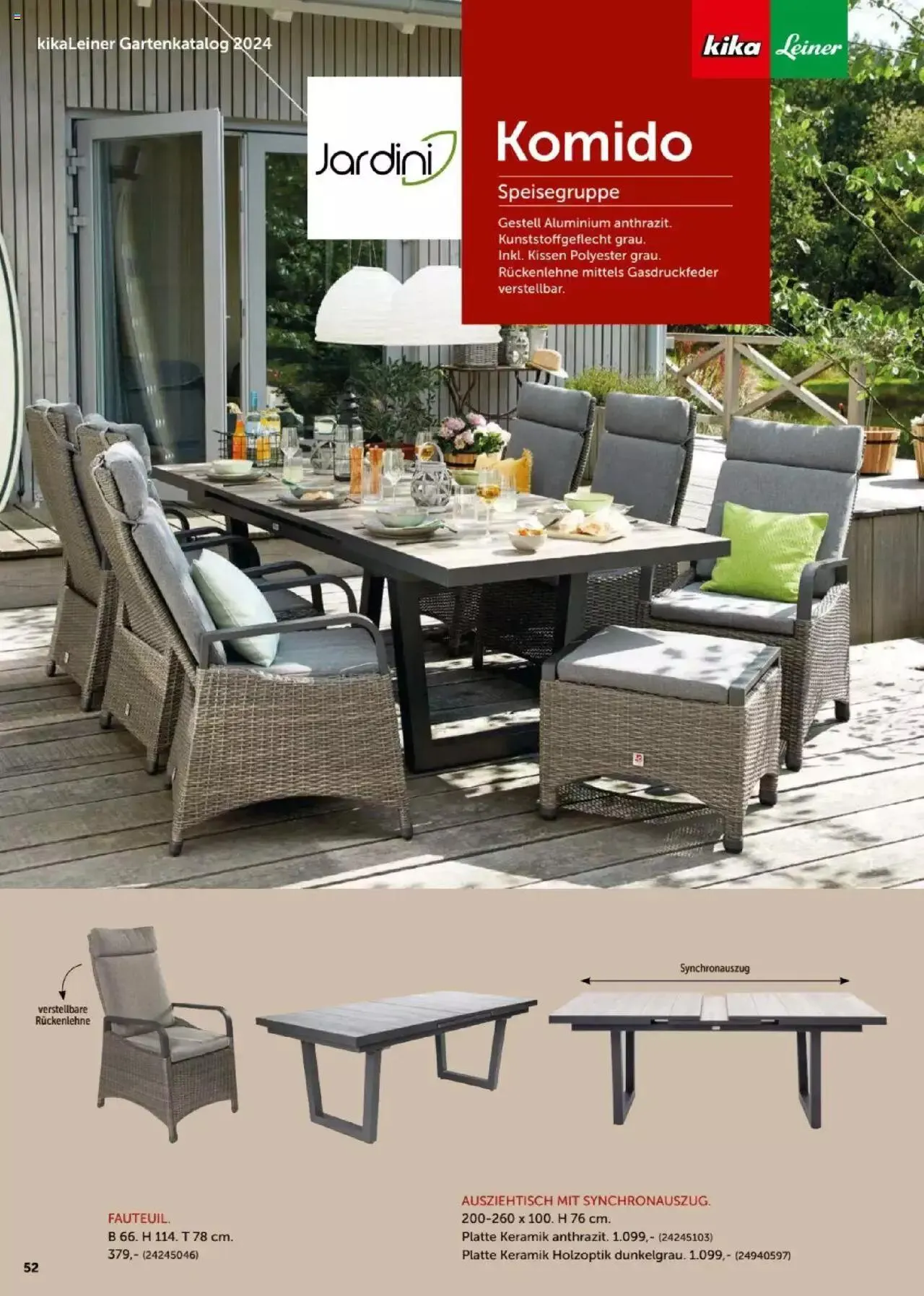 Leiner Garten Katalog 2024 von 4. März bis 30. September 2024 - Flugblätt seite 52