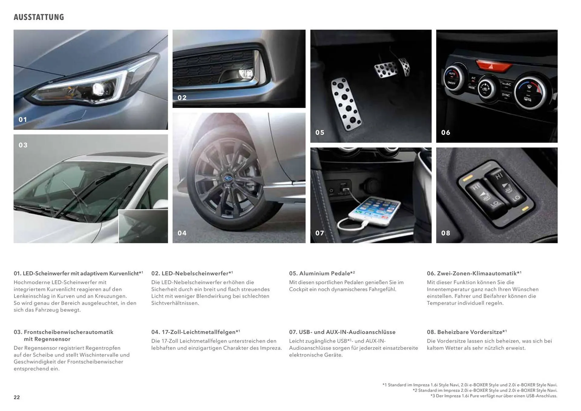 Subaru Impreza  Flugblatt von 3. November bis 3. November 2024 - Flugblätt seite  22