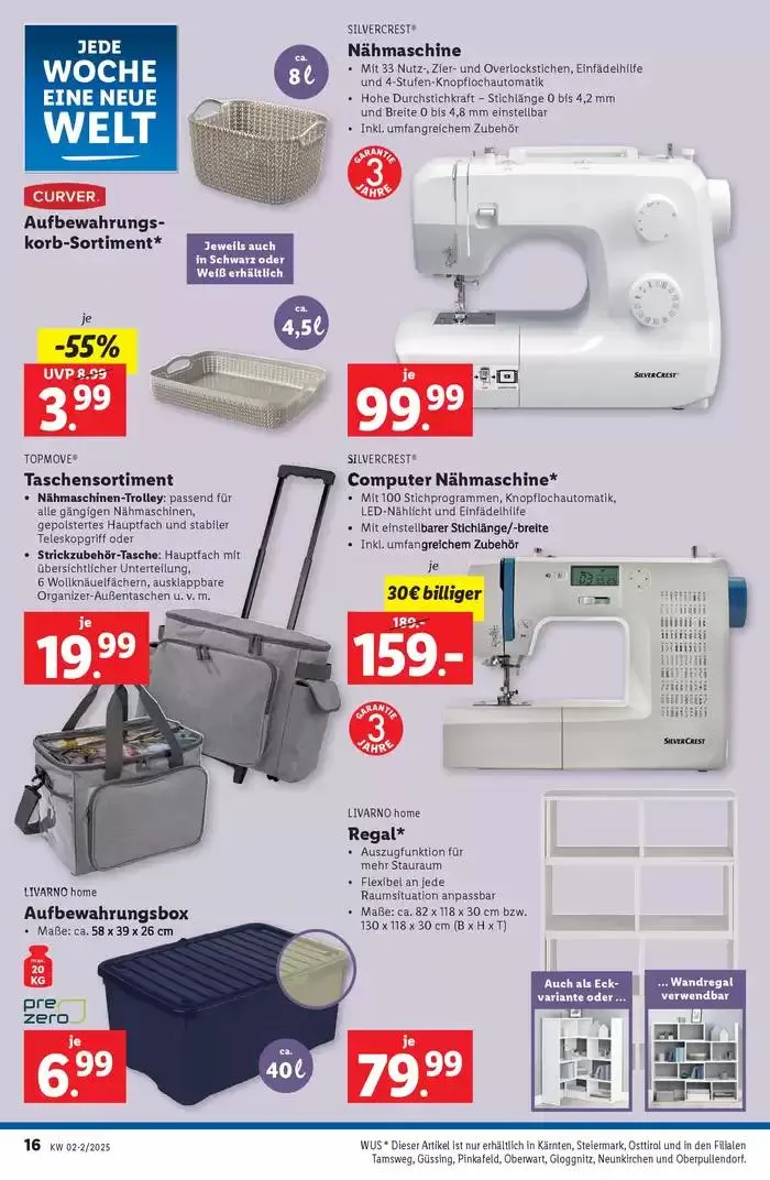 Exklusive Schnäppchen von 9. Jänner bis 15. Jänner 2025 - Flugblätt seite  16