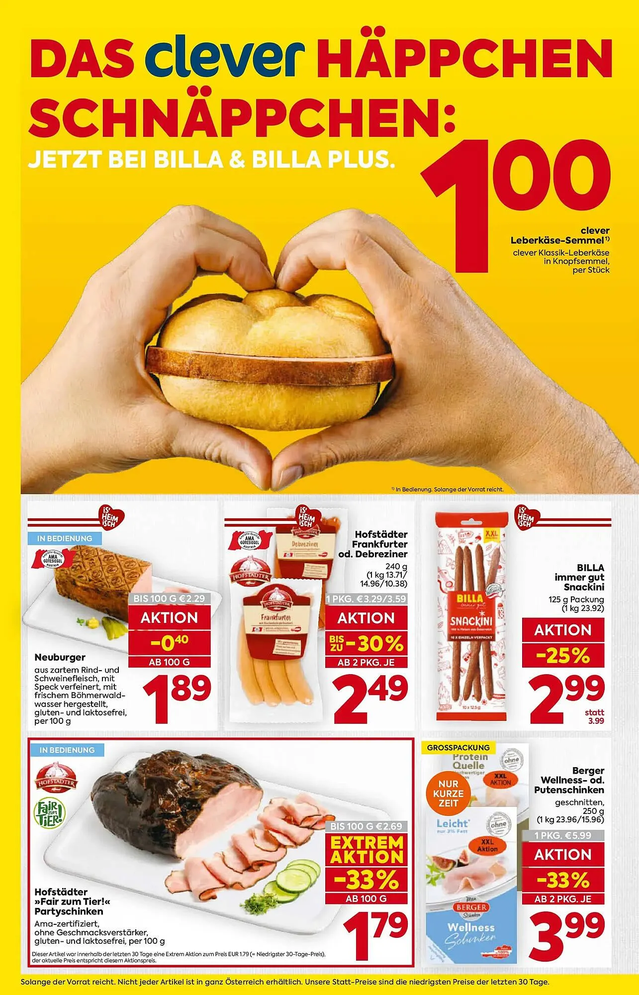 Billa Flugblatt von 8. Jänner bis 14. Jänner 2026 - Flugblätt seite 10