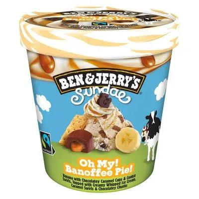 Ben & Jerry's Sundae Oh My! Banoffee Pie