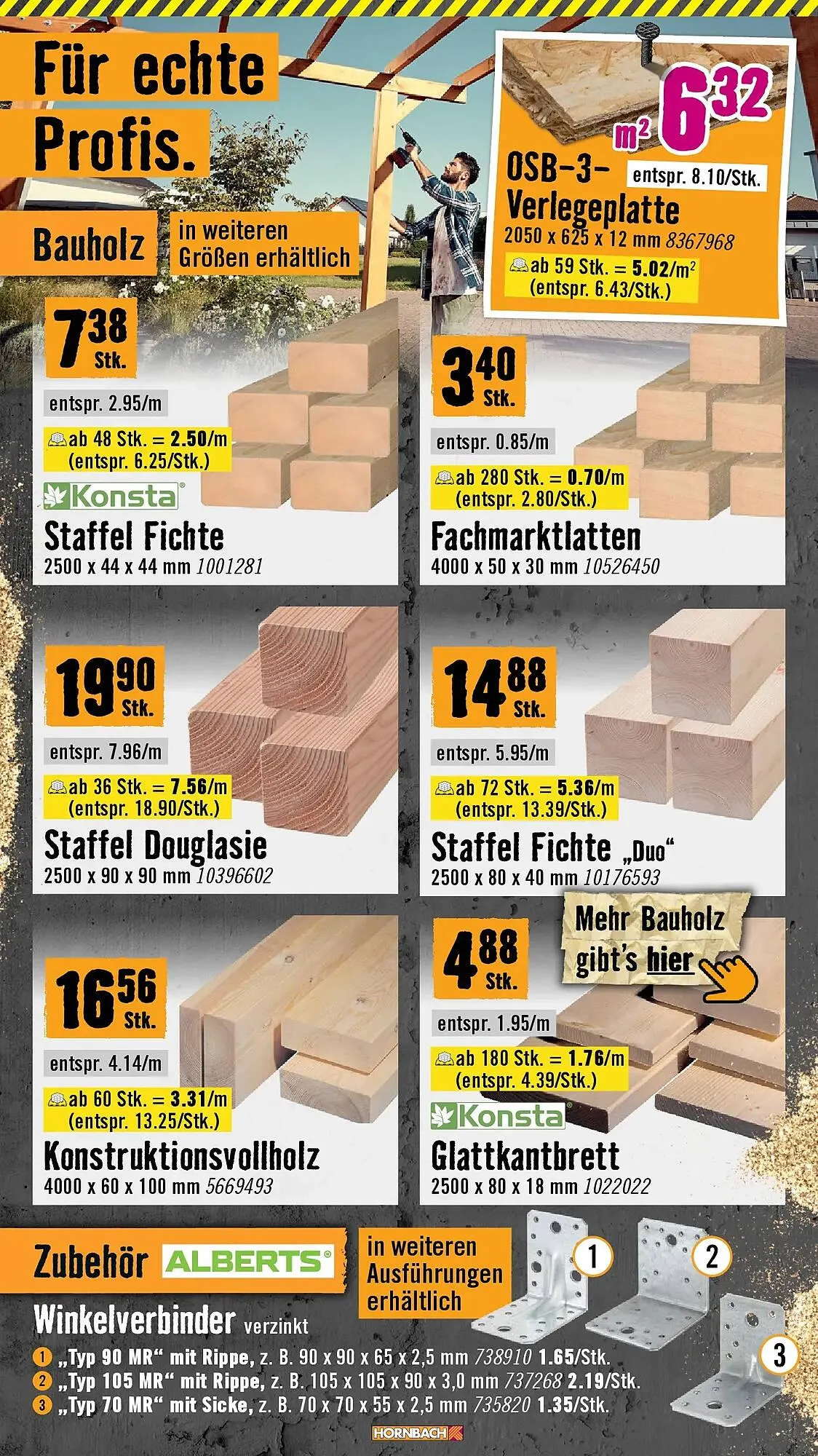 Hornbach Flugblatt von 4. März bis 1. April 2026 - Flugblätt seite  10