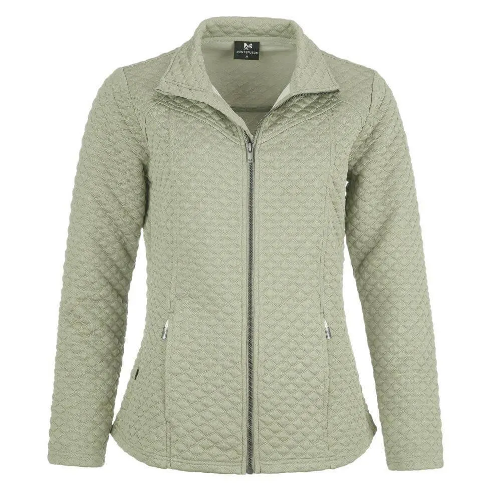 Damen Powerstretch Jacke "Anna", Hellgrün