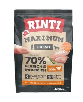RINTI MAX-I-MUM Fresh mit Huhn für Hunde 4 kg