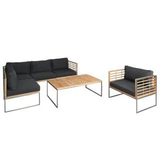 Loungeset TEAKLINE 6-teilig