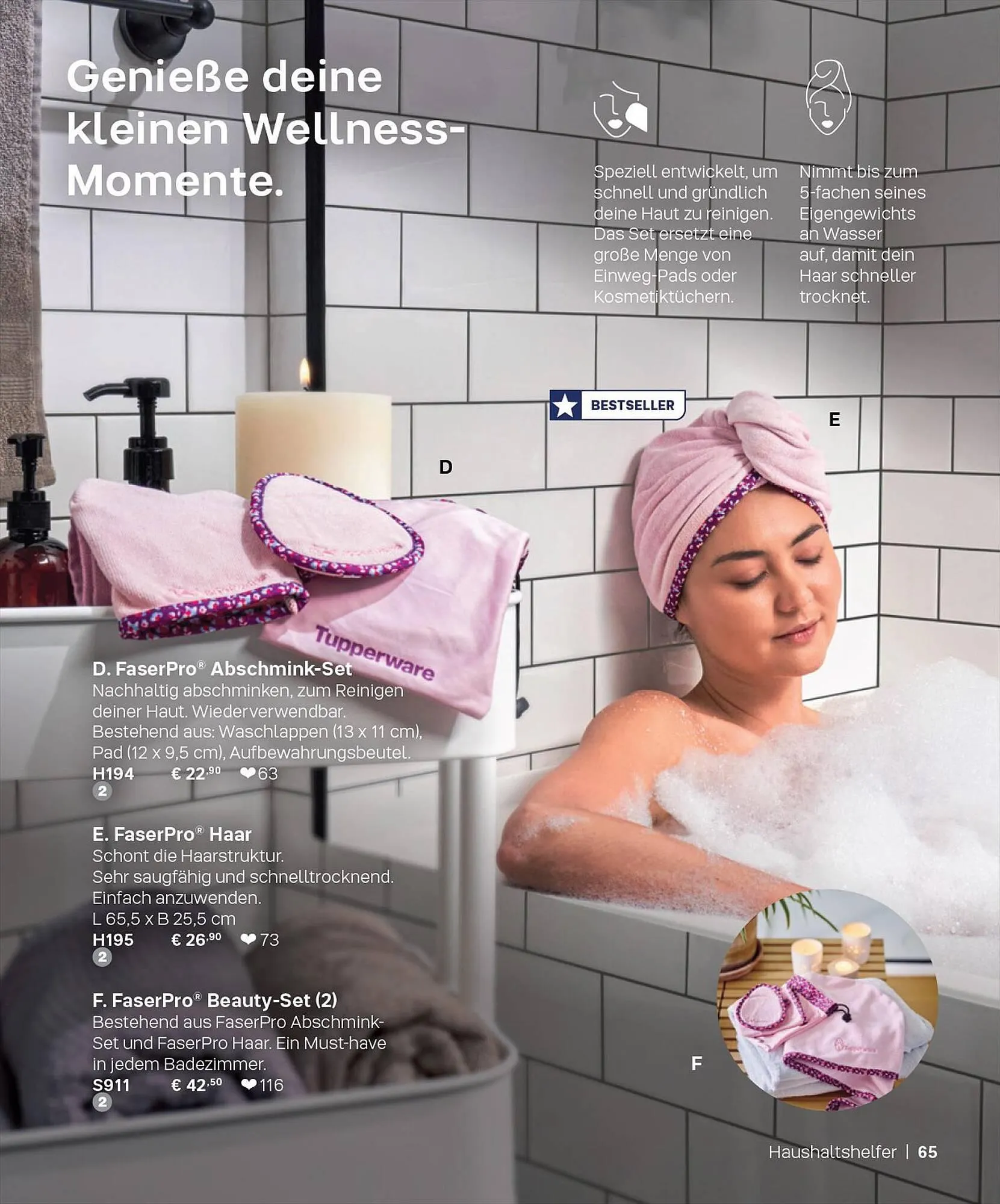 Tupperware Flugblatt von 1. September bis 29. Februar 2024 - Flugblätt seite 65