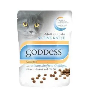 GODDESS Adult Aktive Katze 750g Beutel mit Geflügel