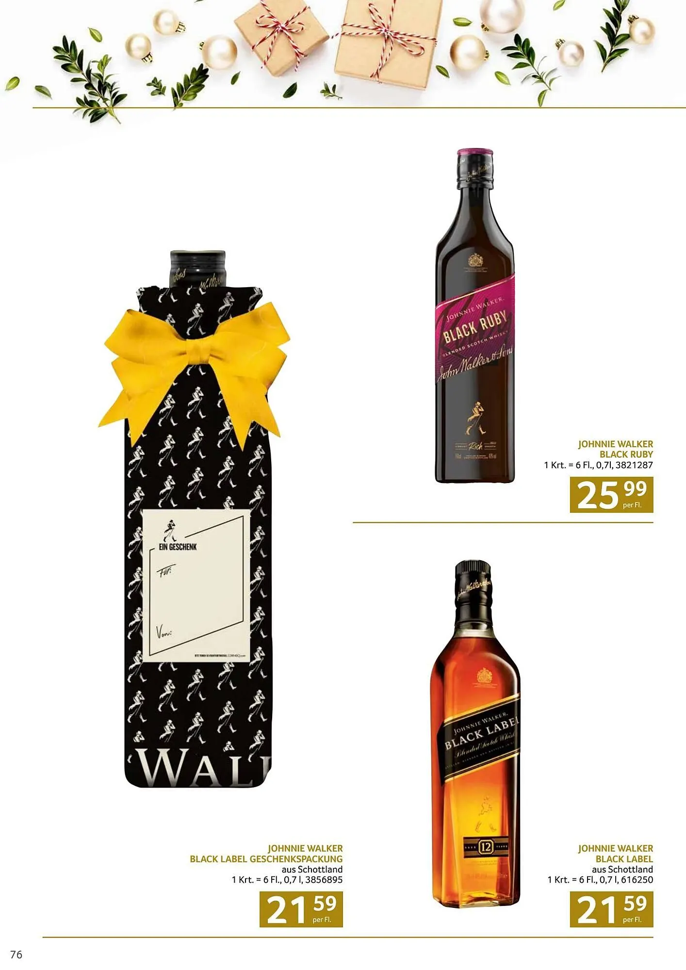 Transgourmet Flugblatt von 13. Oktober bis 24. Dezember 2025 - Flugblätt seite  76