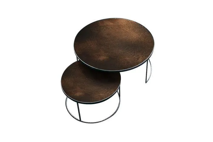 Couchtisch Nesting - bronze - 2er set