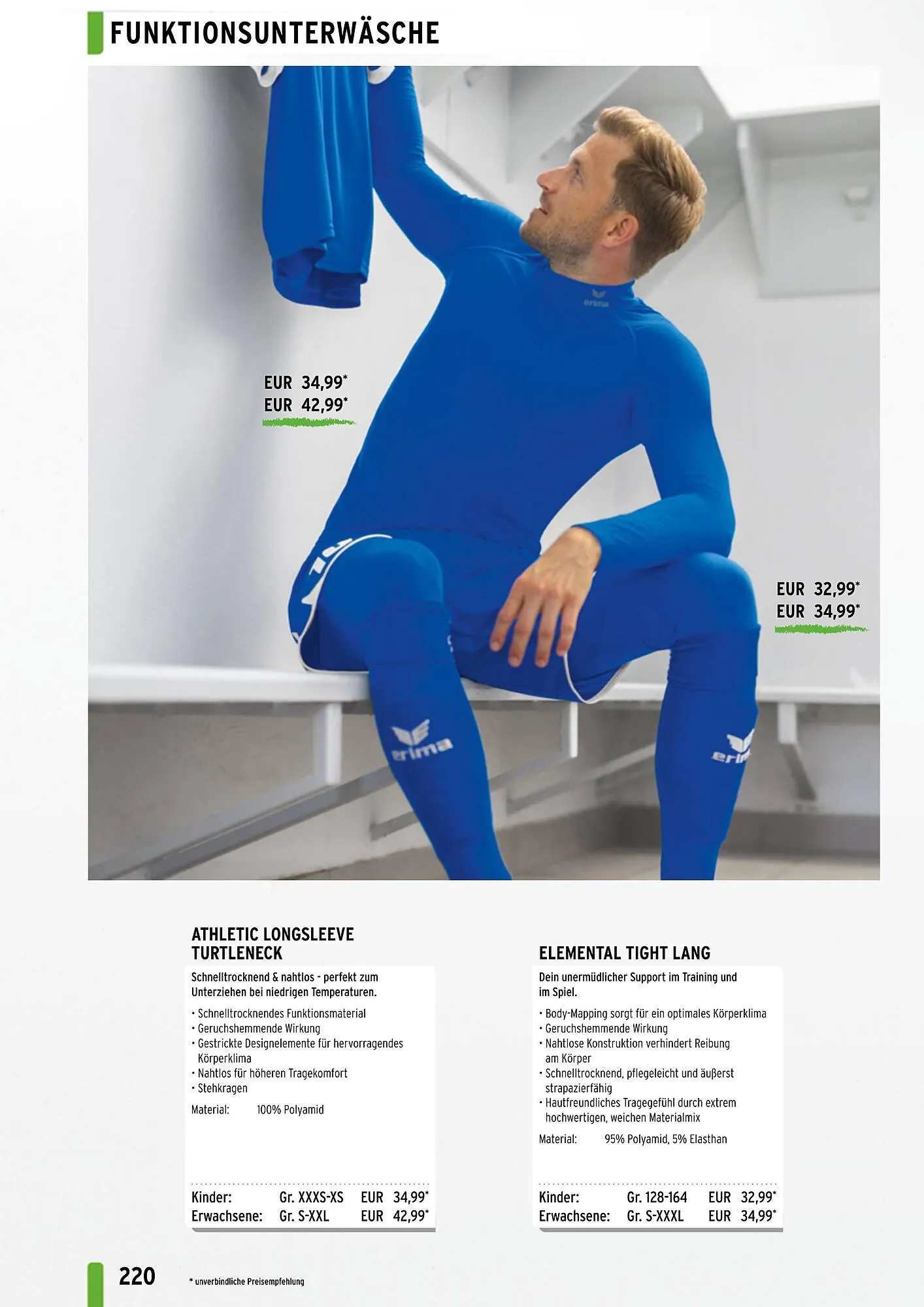 ERIMA Flugblatt von 2. Jänner bis 31. Dezember 2024 - Flugblätt seite  220