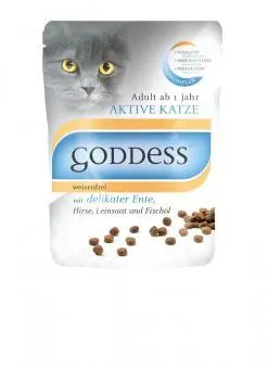 GODDESS Adult Aktive Katze 1,4kg mit Ente
