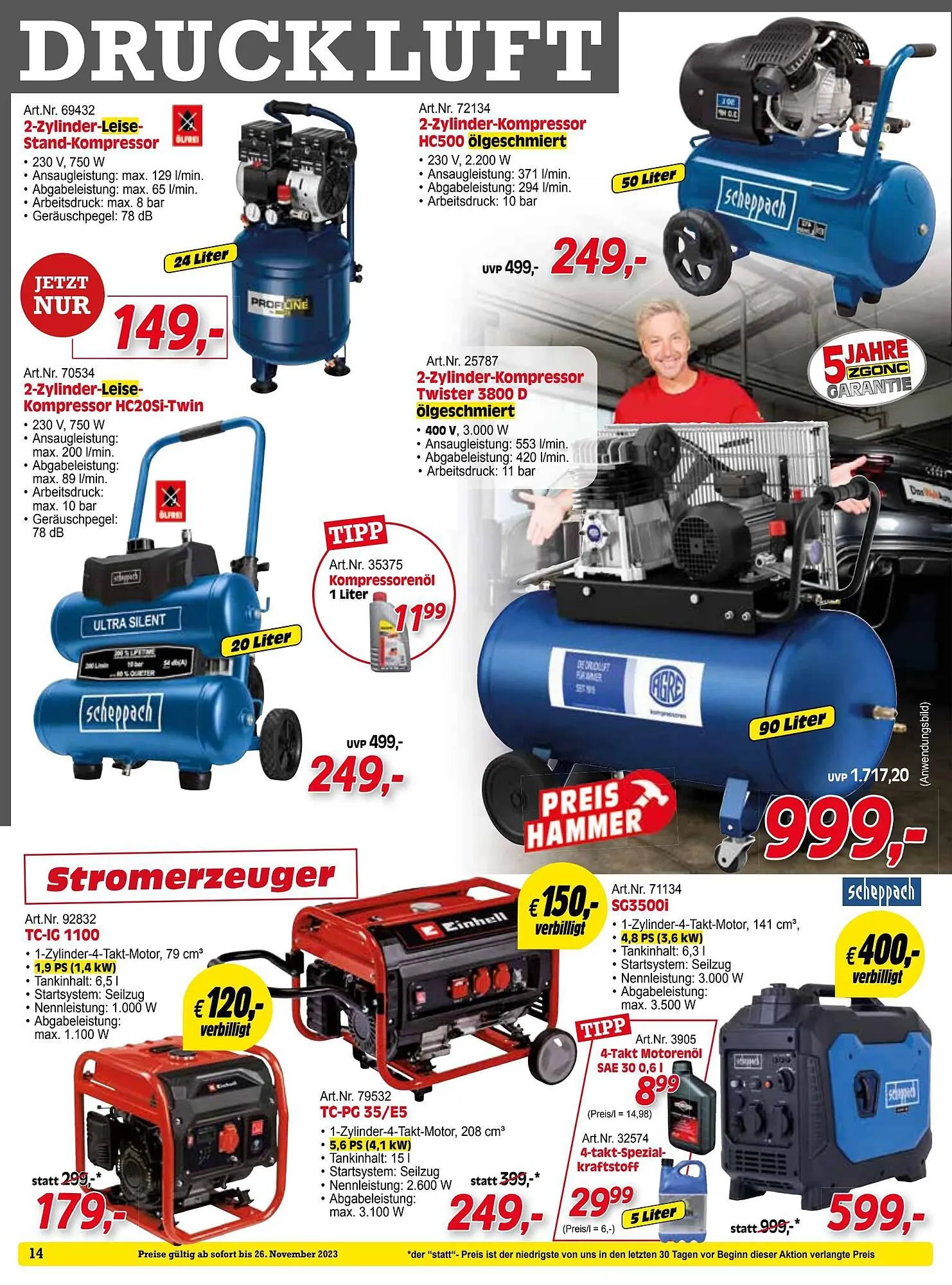 Zgonc Flugblatt von 1. November bis 26. November 2023 - Flugblätt seite 14