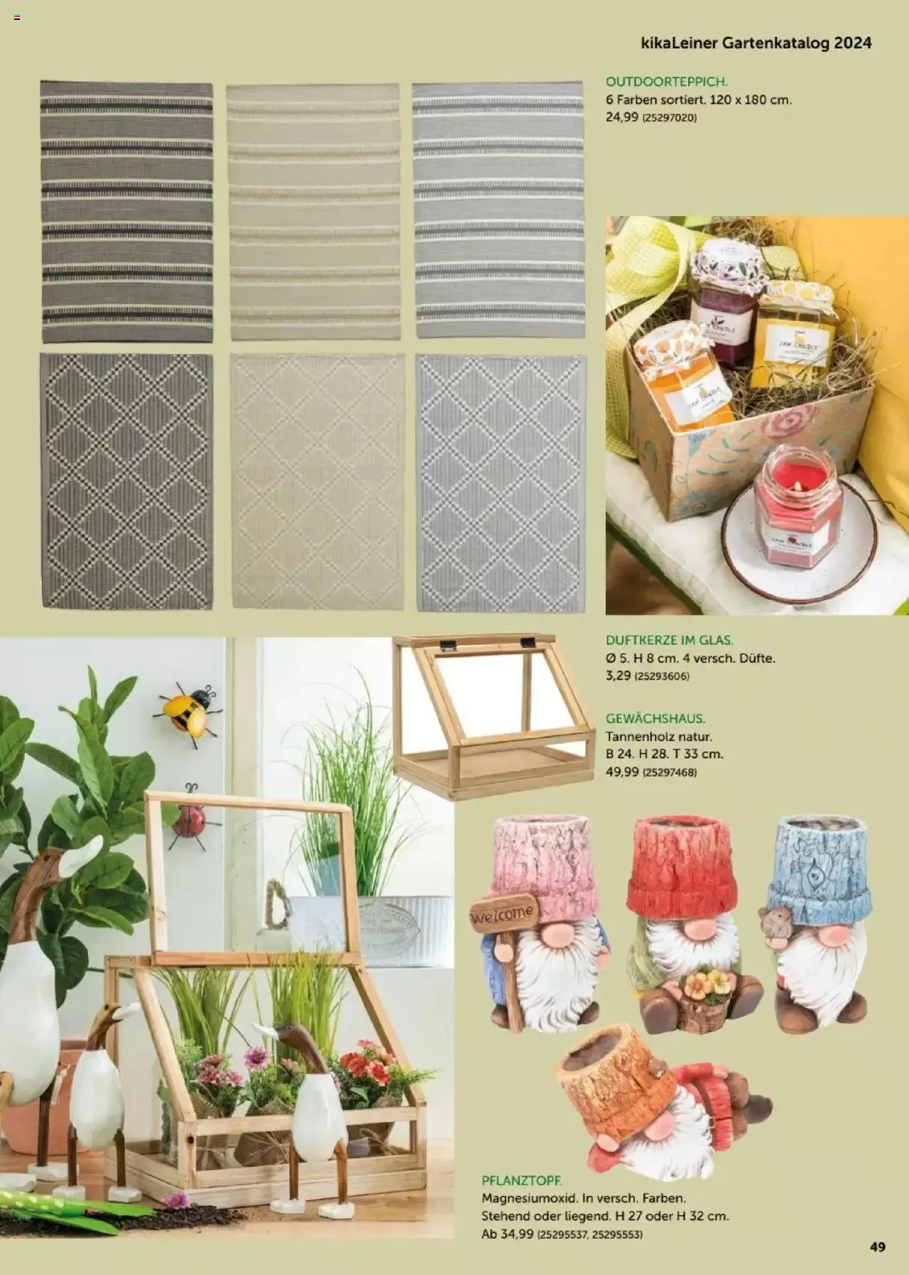 Leiner Garten Katalog 2024 von 4. März bis 30. September 2024 - Flugblätt seite 49