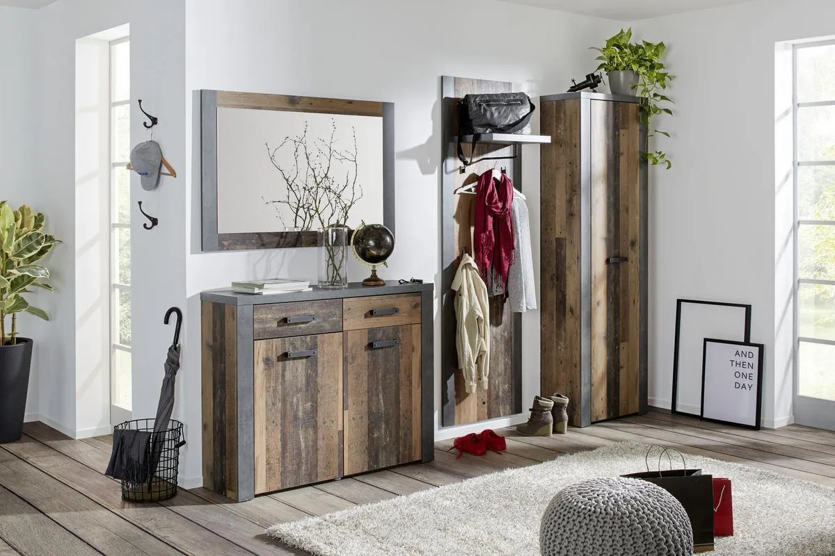 Papierkorb Cage Braun/Schwarz