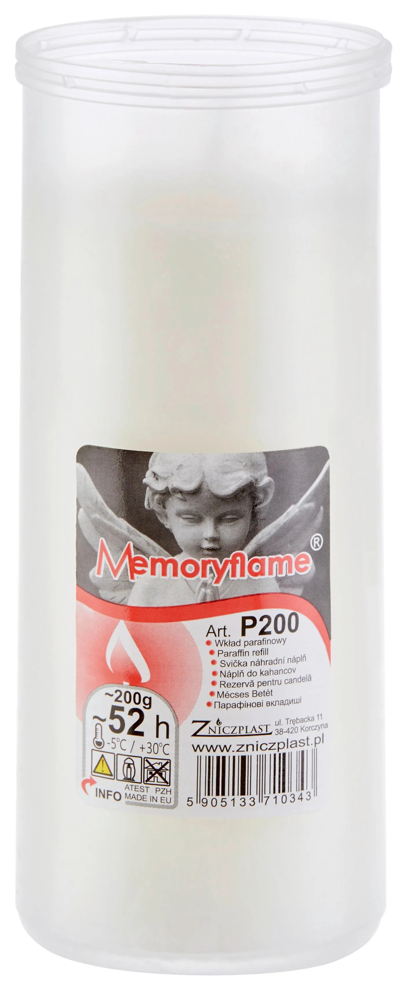 Nachfüller Gabriel Weiß DxH: 5,6x14 cm