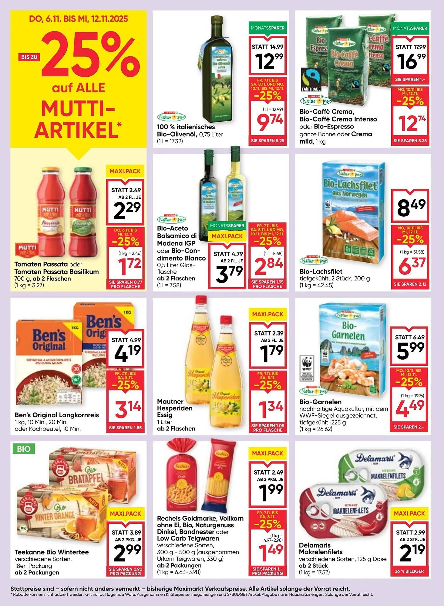 Maximarkt Flugblatt von 6. November bis 12. November 2025 - Flugblätt seite  12