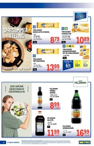METRO Flugblatt Food - Starke Marken von 20. August bis 2. September 2026 - Flugblätt seite  8