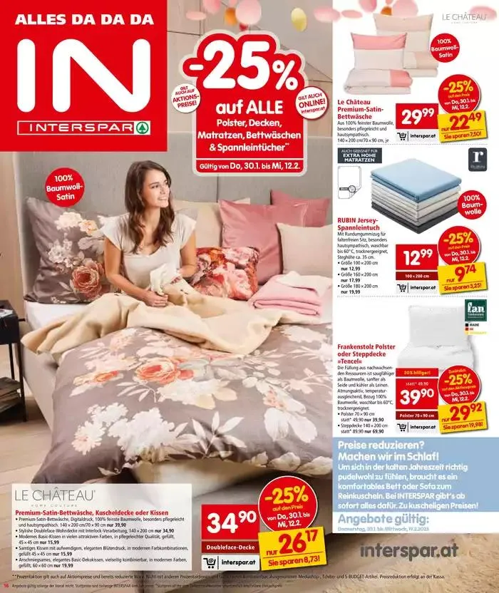 Exklusive Schnäppchen von 30. Jänner bis 13. Februar 2025 - Flugblätt seite 16