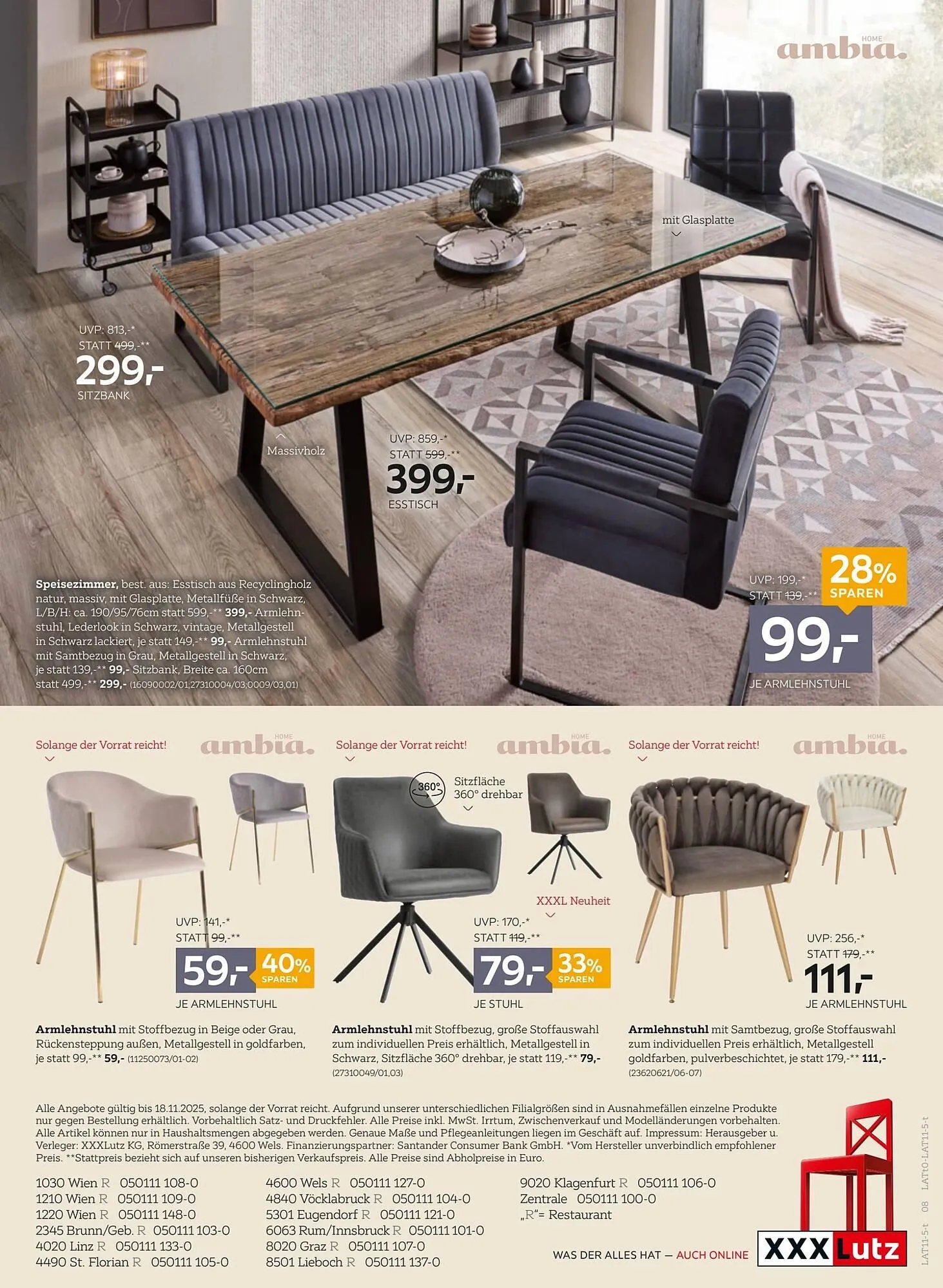 XXXLutz Prospekt von 4. November bis 18. November 2025 - Flugblätt seite 8