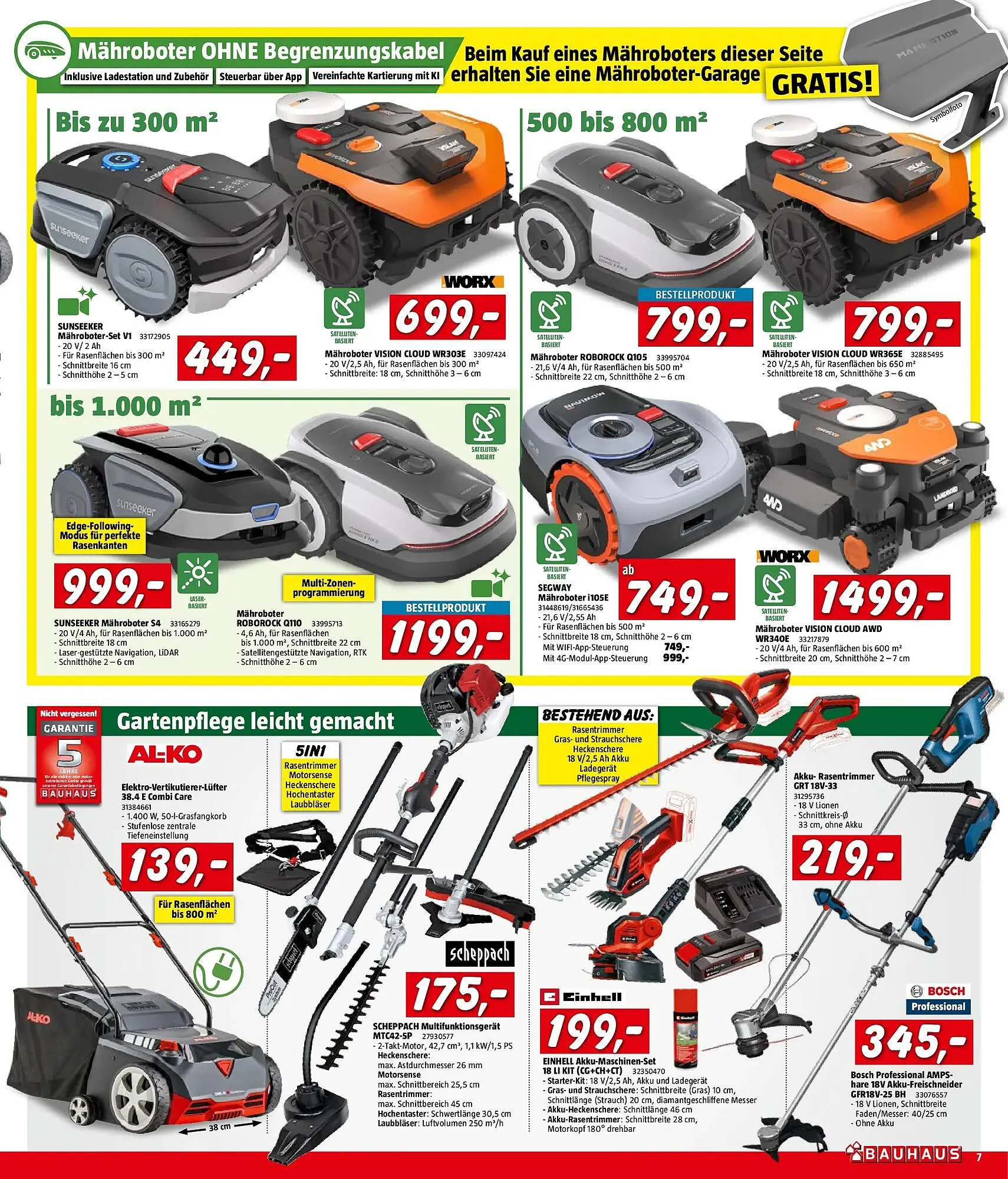 Bauhaus Flugblatt von 1. April bis 21. April 2026 - Flugblätt seite  7