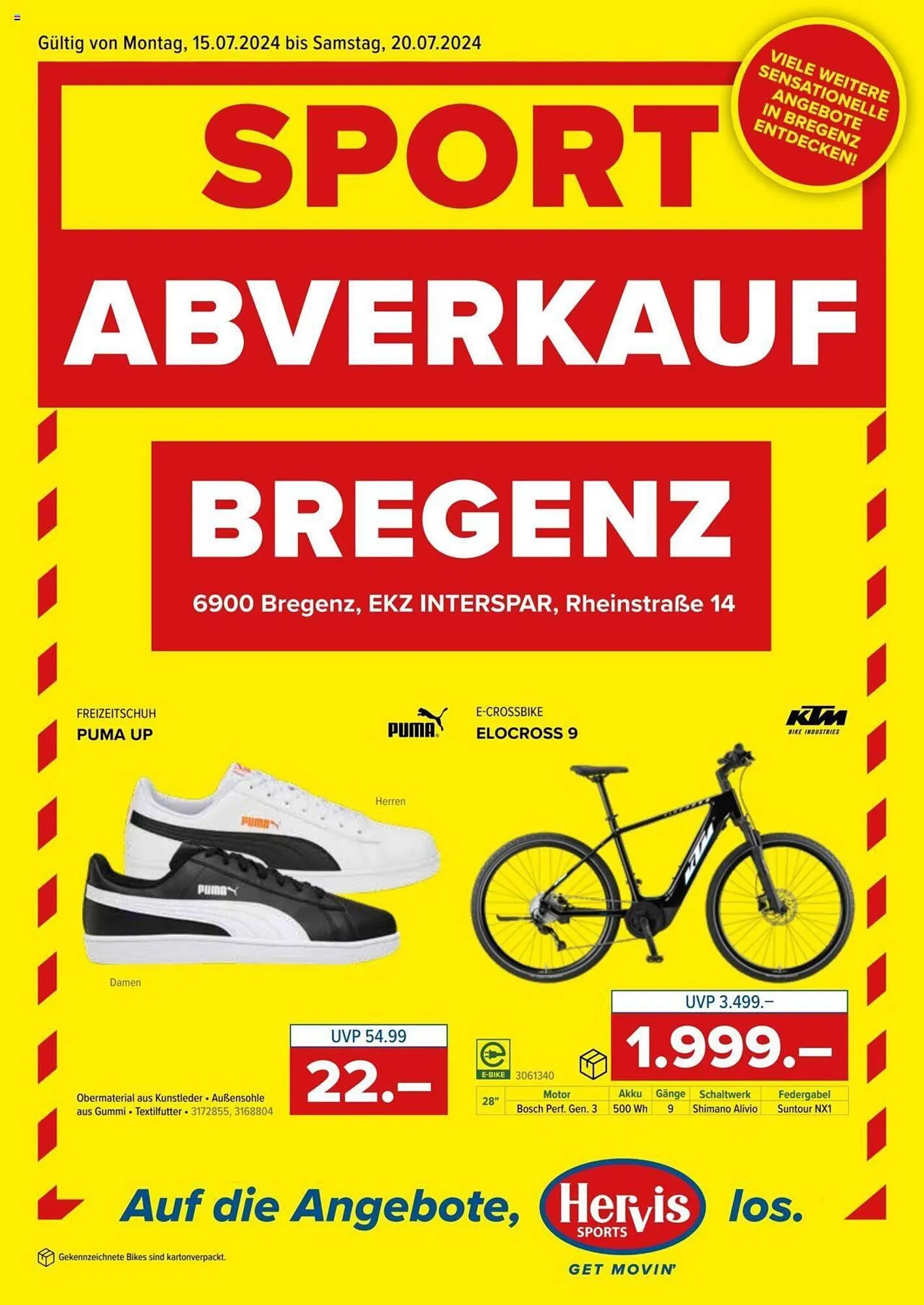 Hervis Flugblatt - 1