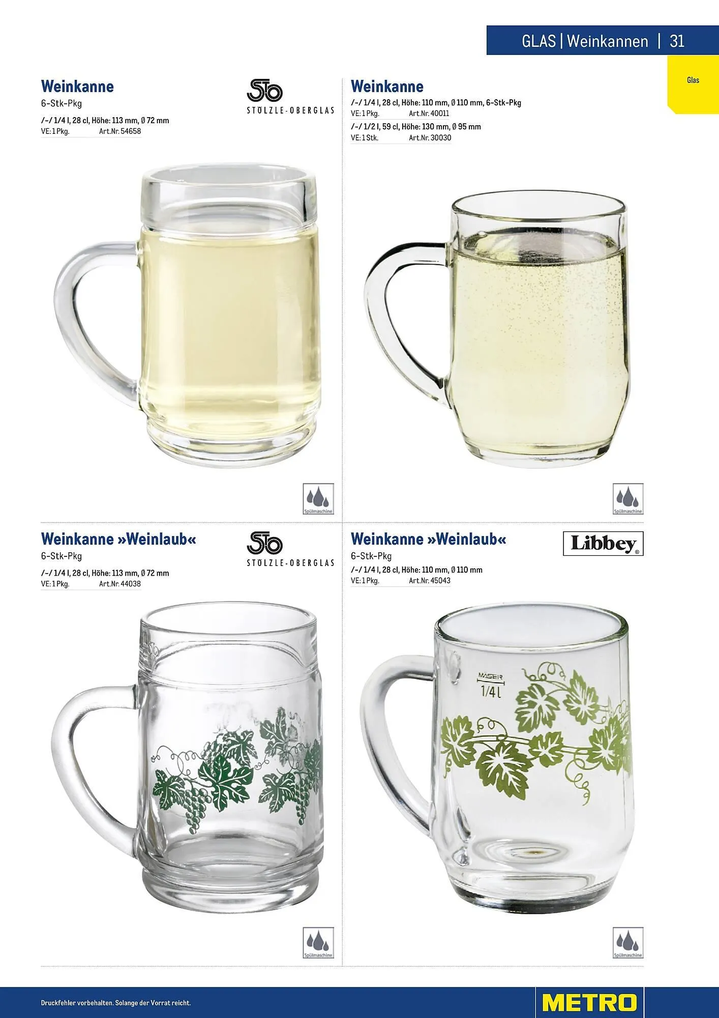 Metro Flugblatt von 25. März bis 31. Dezember 2026 - Flugblätt seite  31