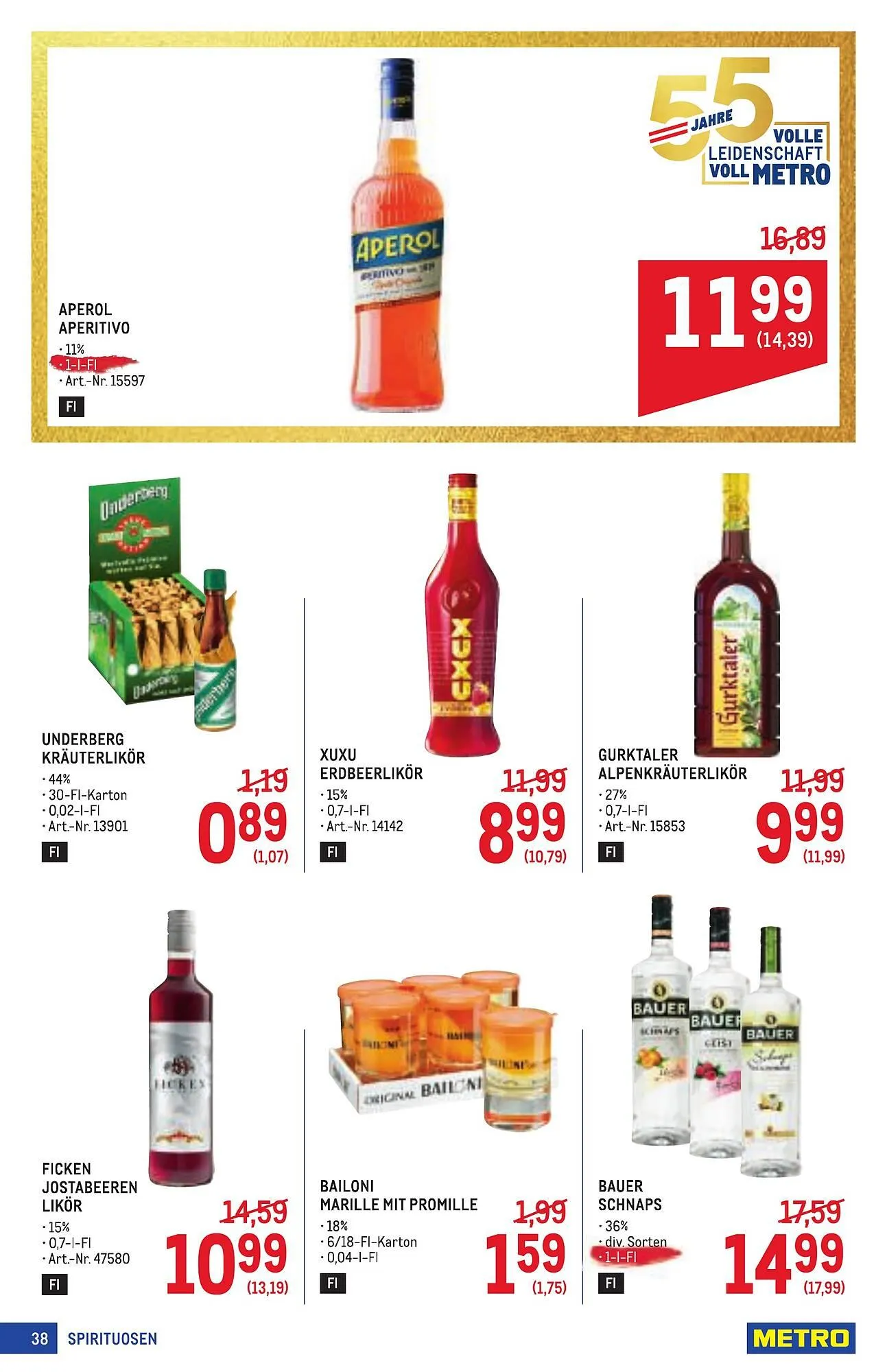 Metro Flugblatt von 16. April bis 29. April 2026 - Flugblätt seite 38