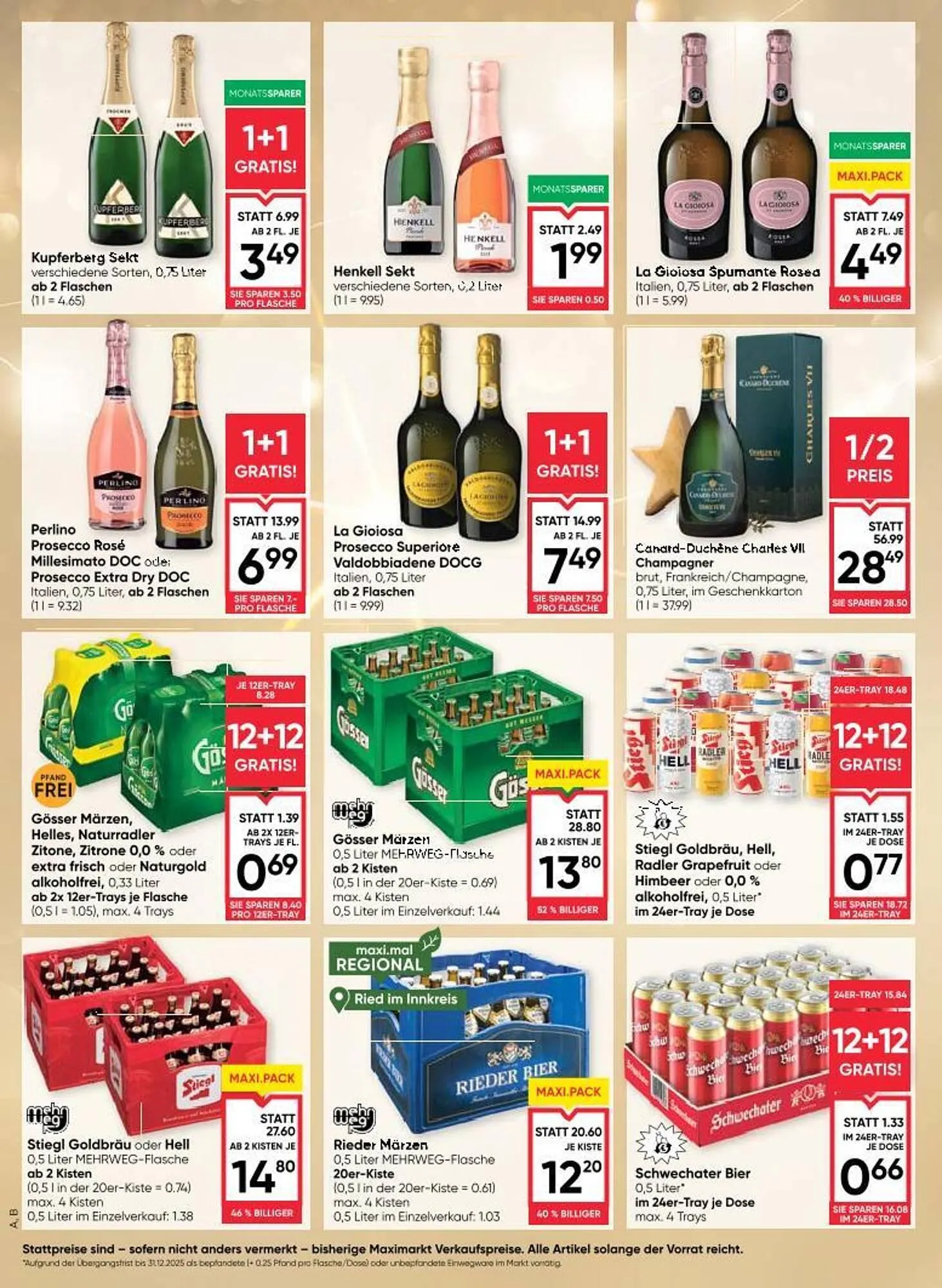 Maximarkt Flugblatt von 23. Dezember bis 31. Dezember 2025 - Flugblätt seite  4