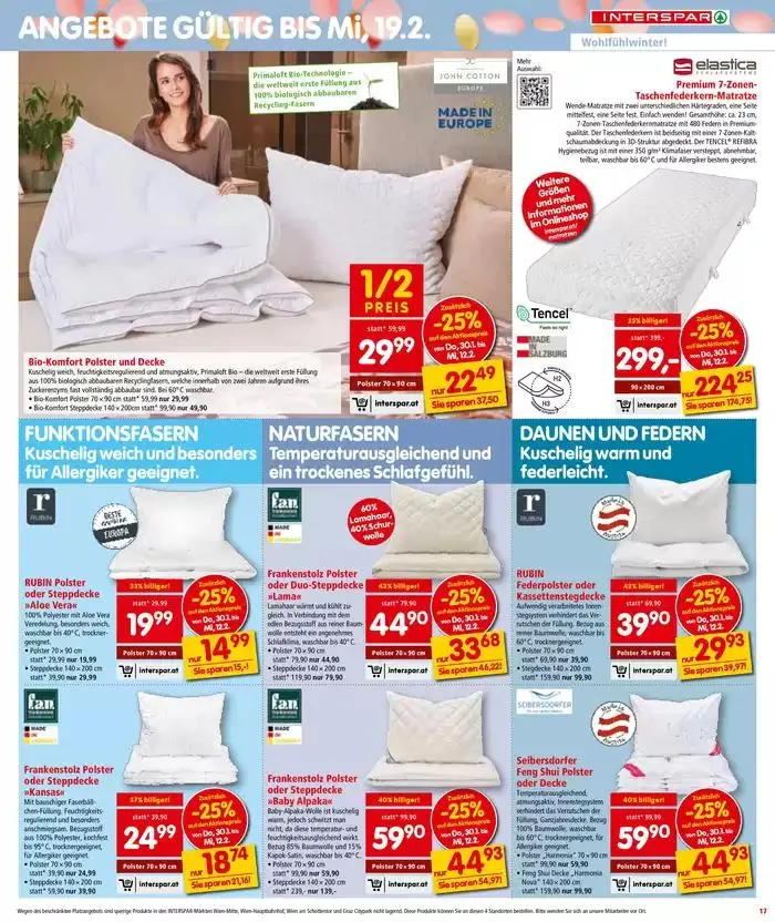 Exklusive Schnäppchen von 30. Jänner bis 13. Februar 2025 - Flugblätt seite  17