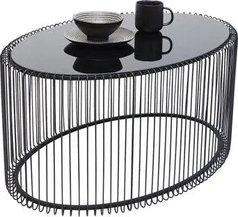 Couchtisch Wire Uno Schwarz 60x90cm