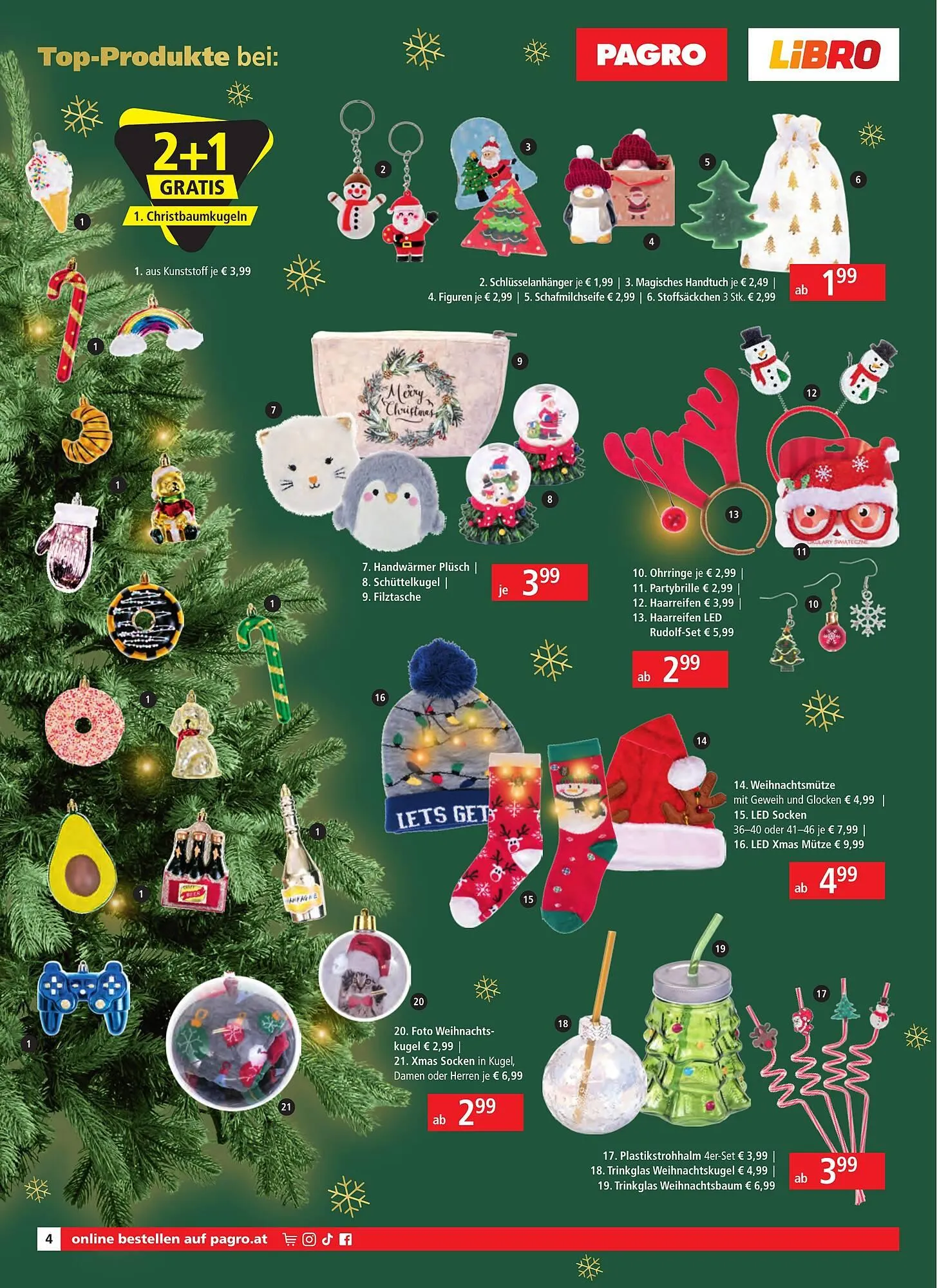 Pagro Diskont Flugblatt von 11. Dezember bis 24. Dezember 2025 - Flugblätt seite 4
